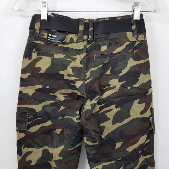 NWT VIP Jeans High Rise Baggy Fit Camouflage Joggers Size 1/2 - Picture 12 of 14